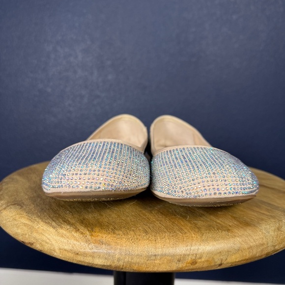 Gianni Bini "Star-Brite" Sparkling Rhinestone Flats, Pink Marble, Size 10 WIDE - Picture 6 of 12